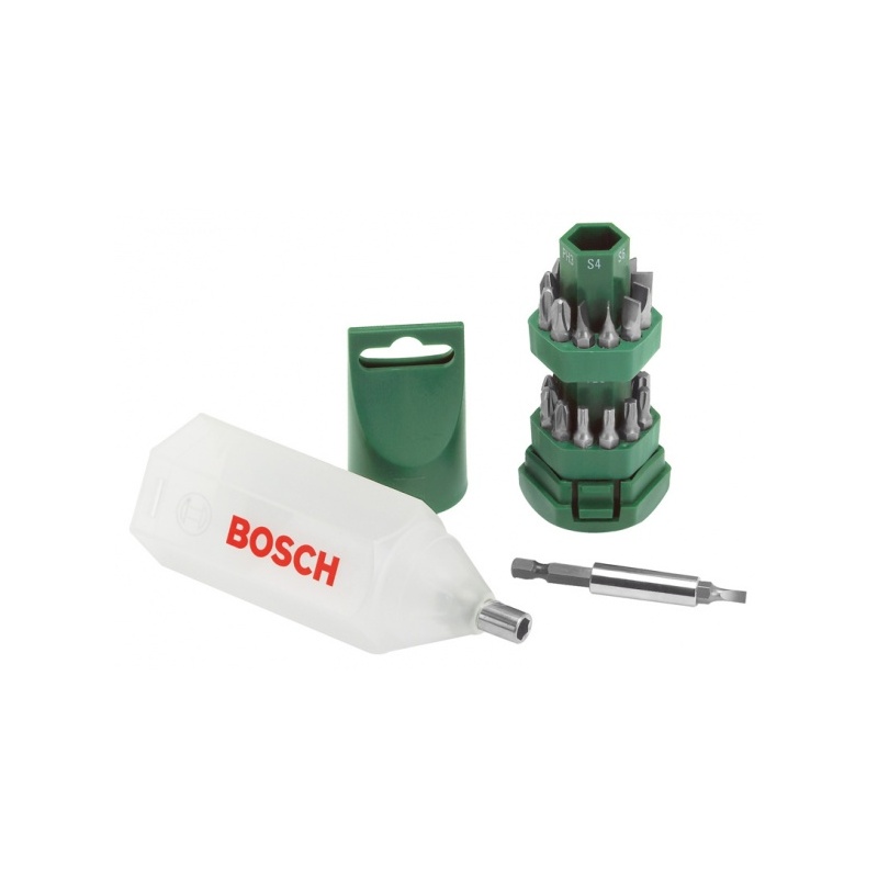 25dílná sada bitů Bosch Big-Bit (IXO, PSR7,2LI, 10,8LI, 12-2, 14,4LI, 14,4LI-2)